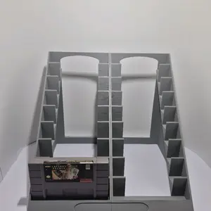 Snes game cartridge holder holds 18