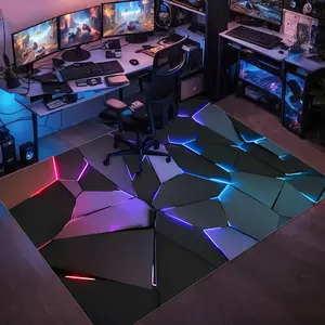 Game Theme Carpet, Non-Slip Area Rug, Cool Bedroom Decor, Ideal for Living Room and Bedroom, Fashionable Game Carpet for Gamers