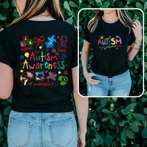 Coquette Autism Doodle Shirt, Autism Acceptance Shirts, Autism Teacher Shirt, Special Education Shirt, Autism Awareness Advocate tees, Neurodiversity