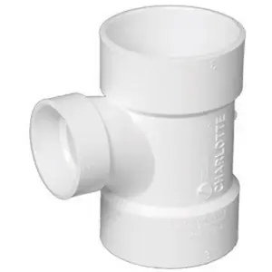 Charlotte Pipe & Foundry PVC004010800 PVC Sanitary Tee 2 x 1.5 x 2 in.