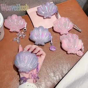 This 2026 new creative seashell pendant earphone case is suitable for AirPods 4 and AirPods Pro. Featuring a unique ocean-themed design, it's lightweight, drop-proof, and a stylish beach-inspired earphone accessory. Perfect for everyday carry, it's also a