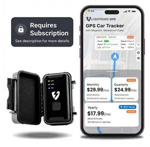 Lightning GPS GL300 Tracker Device for Vehicles w/ Magnetic Case and Battery (Subscription Required) – Real-Time GPS Tracking, Vehicle & Fleet Monitoring, Hidden Tracking for Cars, Trucks or Trailers