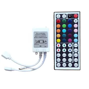 44Keys IR Remote Controller with Dual Connector For RGB LED Light Strip