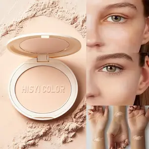 Pore-Blurring Setting Powder, Matte Oil-Control Finish for Smooth Airbrushed Skin, Lightweight Long-Lasting Pressed Powder