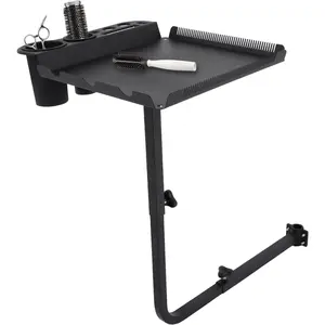 Hair Extension Tool Tray Height and Length Adjustable Iron 30kg Capacity for Beauty Salon Barber Shop Home Store Tools Towels Hair Dryers