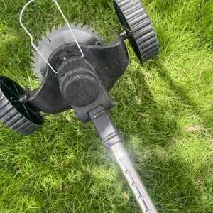 Cordless Electric Weed Wacker,3-in-1 Electric Grass Trimmer & Brush Cutter, Adjustable Pole with Multi-Blades for Lawn Care fathersdaygift,Women-friendly,lawn trimmer,16800RPM electric lawn edger,4000 mAh Battery weed wacker cordless
