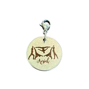 Aerial Skill Charm for Gymnastics Keychain