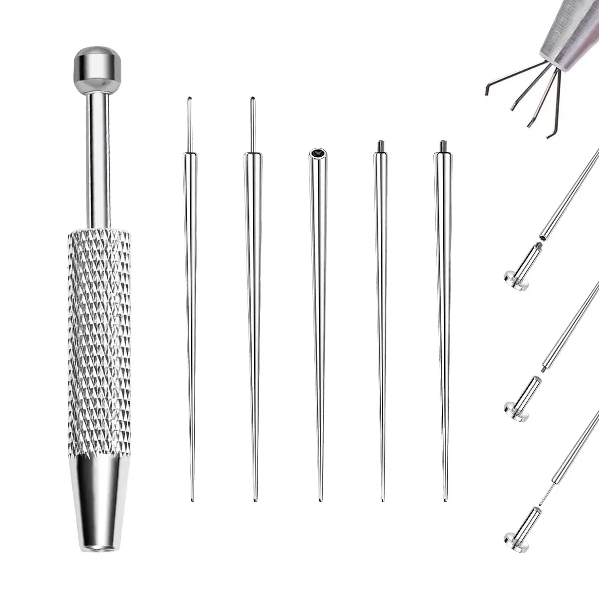 Oufer Body Jewelry Changer Stainess Steel Ball Grabber For Earrings Nose Ring Horseshoe And Lip Jewelry Oufer Body Jewelry Changer Stainess Steel Ball Grabber For Earrings Nose Ring Horseshoe And Lip Jewelry