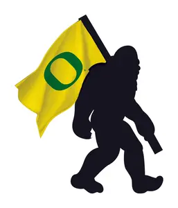 University of Oregon 18 inch Bigfoot Cutout