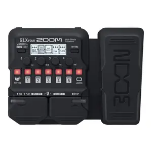 Zoom G1X Four Multi-Effects Processor with Expression Pedal for Electric Guitar