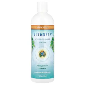 Auromere Neem Plus 5, Ayurvedic Shampoo with Neem, 16 fl oz (473 ml) Auromere Neem Plus 5, Ayurvedic Shampoo with Neem, 16 fl oz (473 ml)