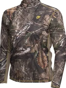 Unisex Tactical Camo Pullover – Oversized Quarter Zip Fleece, Warm Long Sleeve Outdoor Shirt