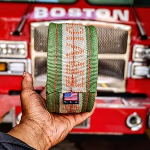 Tug And Go Interactive Tuggable Loop for Dogs - Repurposed Fire Hose Dog Enrichment Tug Toy