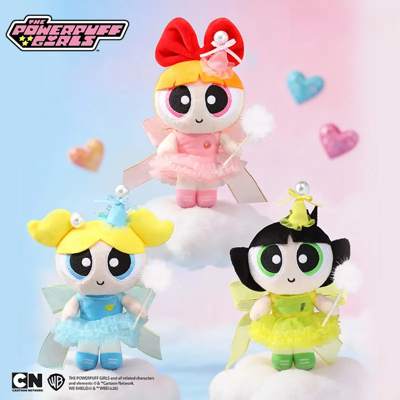 MINISO Soft Plush Flying Police Princess Bag Charm - Cute Hanging Pendant Doll for Little Girls, Princess Flair Gift for Women, Bag Charms，Back To School