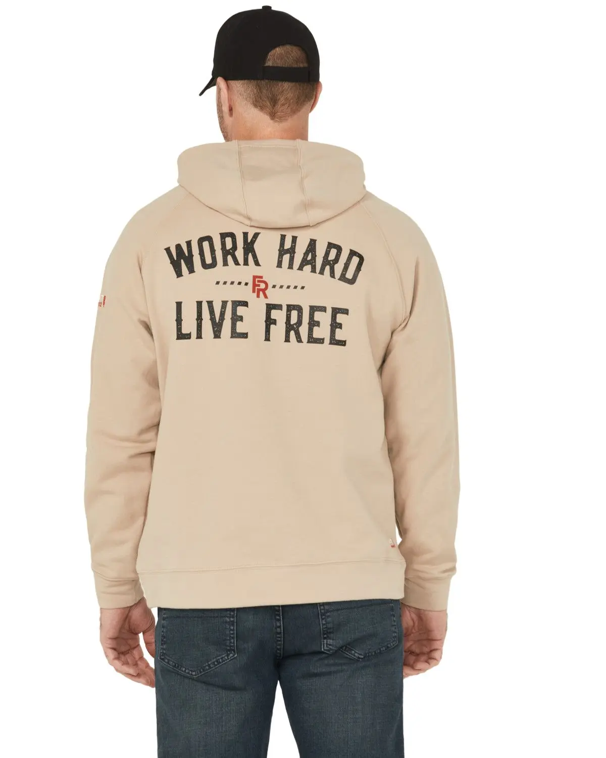 Ariat Men's Men'S Fr Duster Work Hard Hooded Sweatshirt - 10054604