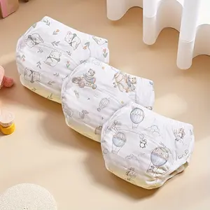 Baby Training Pants Set, Comfortable Reusable Diaper Pads, Washable Unisex Baby Underwear, Multi-Color Replacement Pack