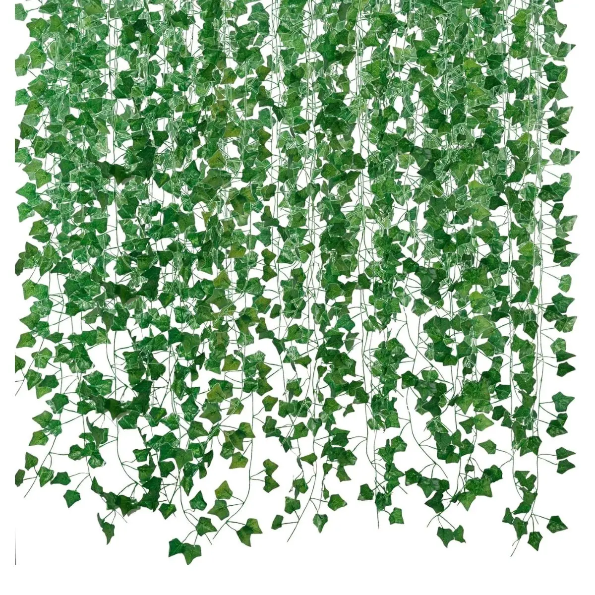 12 Pack Artificial Ivy Vines – 84FT Fake Hanging Greenery for Room & Wall Decor