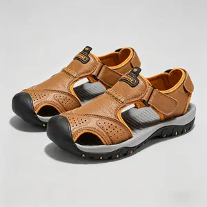 Men’s Hiking Sandals - Protective Toe Cap for Trails, Beaches & Trips  Walking Shoes  Boy Sandal streetwear sneakers flip flops men