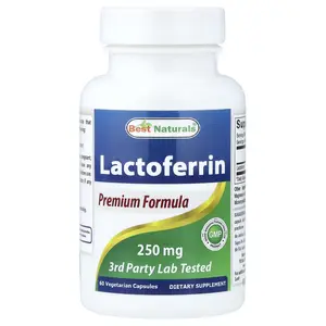 Best Naturals Lactoferrin, 250 mg, 60 Vegetarian Capsules