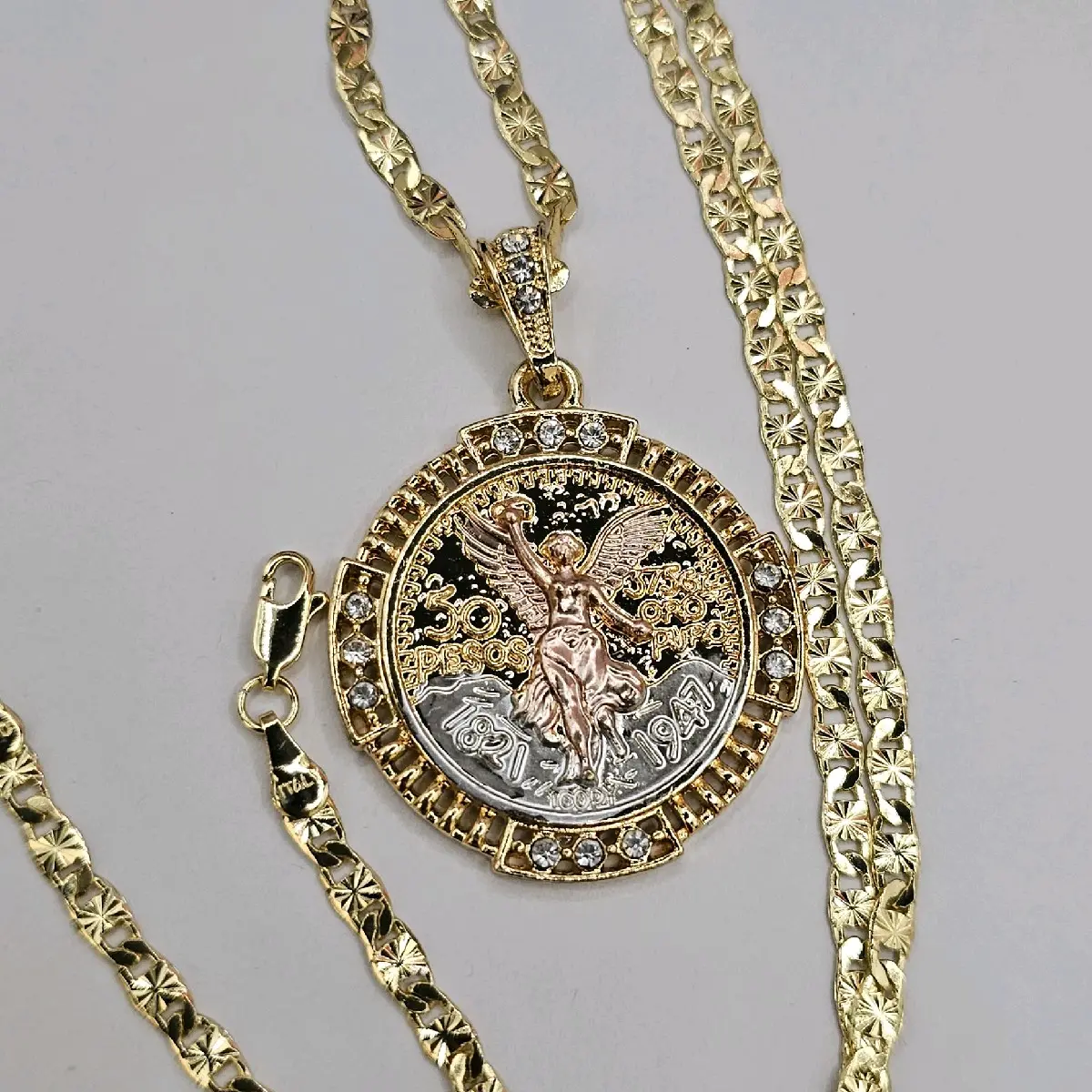 centenario chain fashion style Gold-plated 24"inches