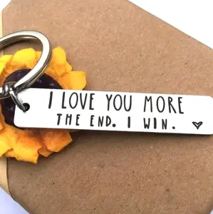 I love you more the end i won Keychain