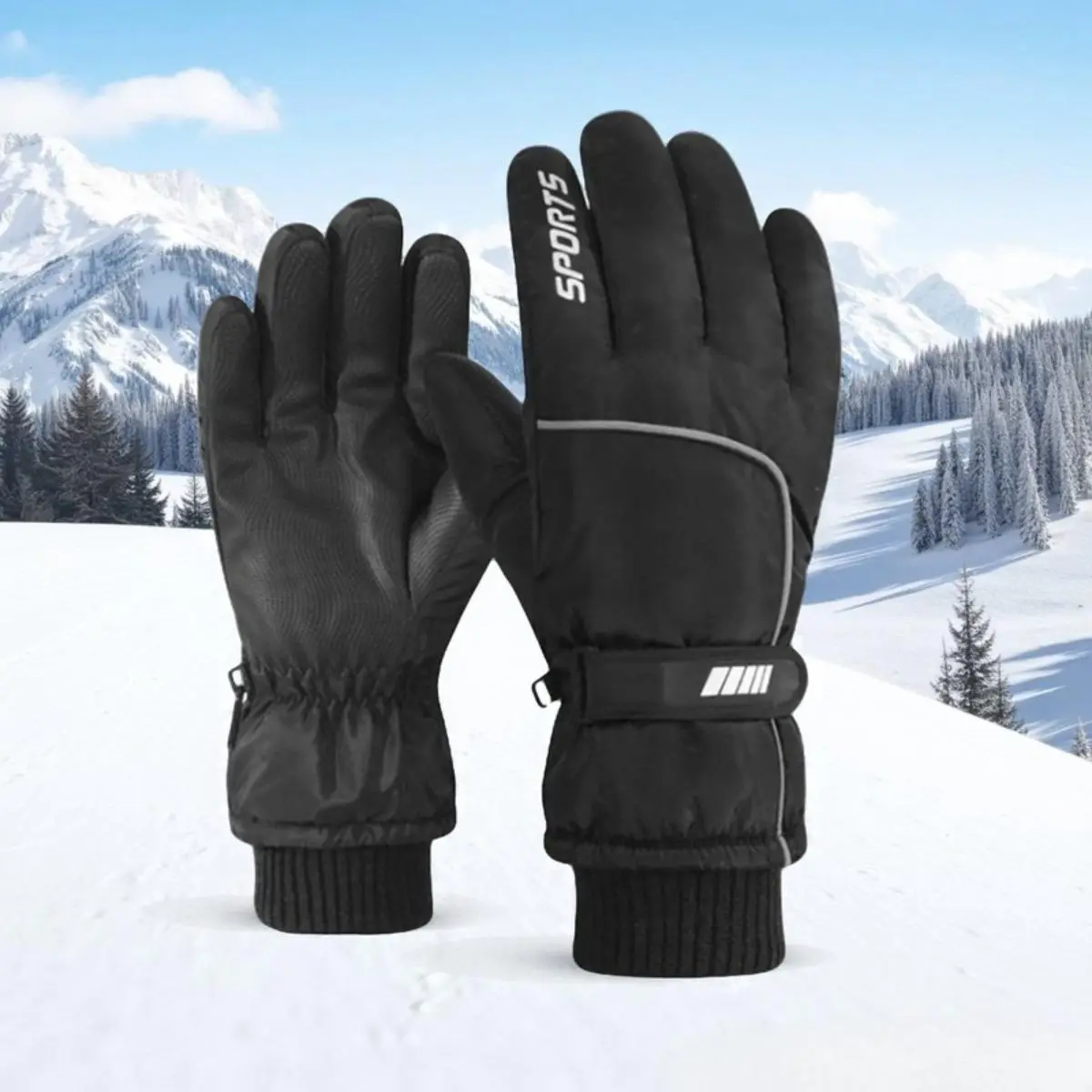 ‌Winter Snow Gloves Thermal Waterproof Windproof Touchscreen Ski Snowboard Cycling Climbing Warm Gloves for Women Men Outdoor Activities‌ Sport Daily Insulation Cold Snowboarding