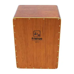 A Tempo Percussion CJ-CCITO-30 El Cajoncito 3/4 Size Hardwood Cajon, Glossy Mohena
