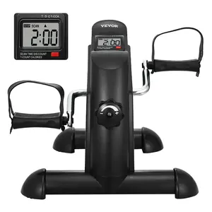 VEVOR Under Desk Bike Pedal Exerciser,  , Mini Exercise Bike for Arm/Leg Exercise, Multi-level Resistance Pedal Exerciser for Home Office Workout, Cycling Portable Peddler with LCD Display & Non-Slip Mat