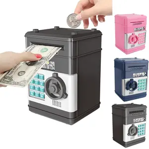 Coin & Money Bank, 1 Count Electronic Coin Money Bank, Automatic Coin Bank, Money Saving Box, Birthday Gift for Boys & Girls, Piggy Bank, Cash Saving Box