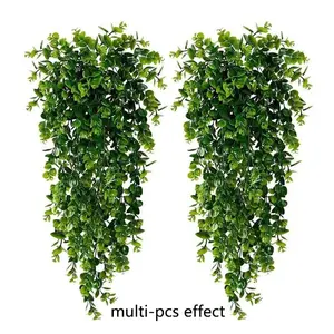 Artificial realistic ivy vines, UV-resistant artificial hanging green ferns, suitable for indoor and outdoor decoration, reunion wall art, courtyard porch greenery, indoor greenery decoration | decorative leaves, realistic leaves
