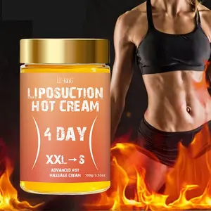 4 Day Warm-Up Fitness Cream, Tightening Moisturizing Body Massage Balm, Treatment, Turmeric Enriched, Non-Greasy, for Arms, Thighs, Abdomen