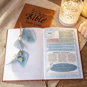 Best Christian Gift for Adults: Premium A5 PU Leather Daily Devotional Journal (66 Pages) Featuring Bible Verses & Personal Study Tools
