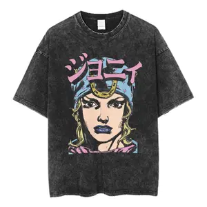Johnny Joestar Graphic T-Shirt, JoJo’s Bizarre Adventure Steel Ball Run Tee, Anime Manga Streetwear, Unisex Stylish Otaku Top