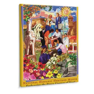National Hispanic Heritage Month Poster  (12) Decor Print