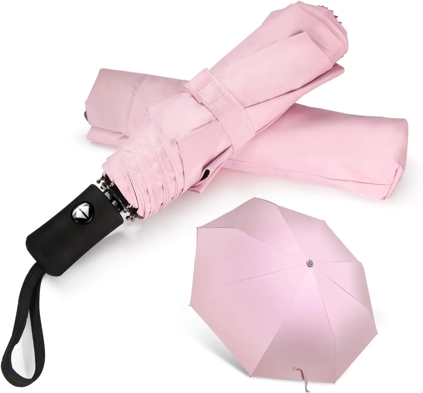 Travel Umbrella Compact Folding Sun Umbrellas Lighweight Auto Open Close for Women Parasol