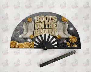 Boots on the Ground Clack Fan | Rockin' Vinyl Creations