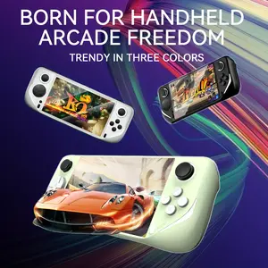 E6 handheld game console, 5000mAh battery, 5inch HD IPS display, built in rechargeable battery