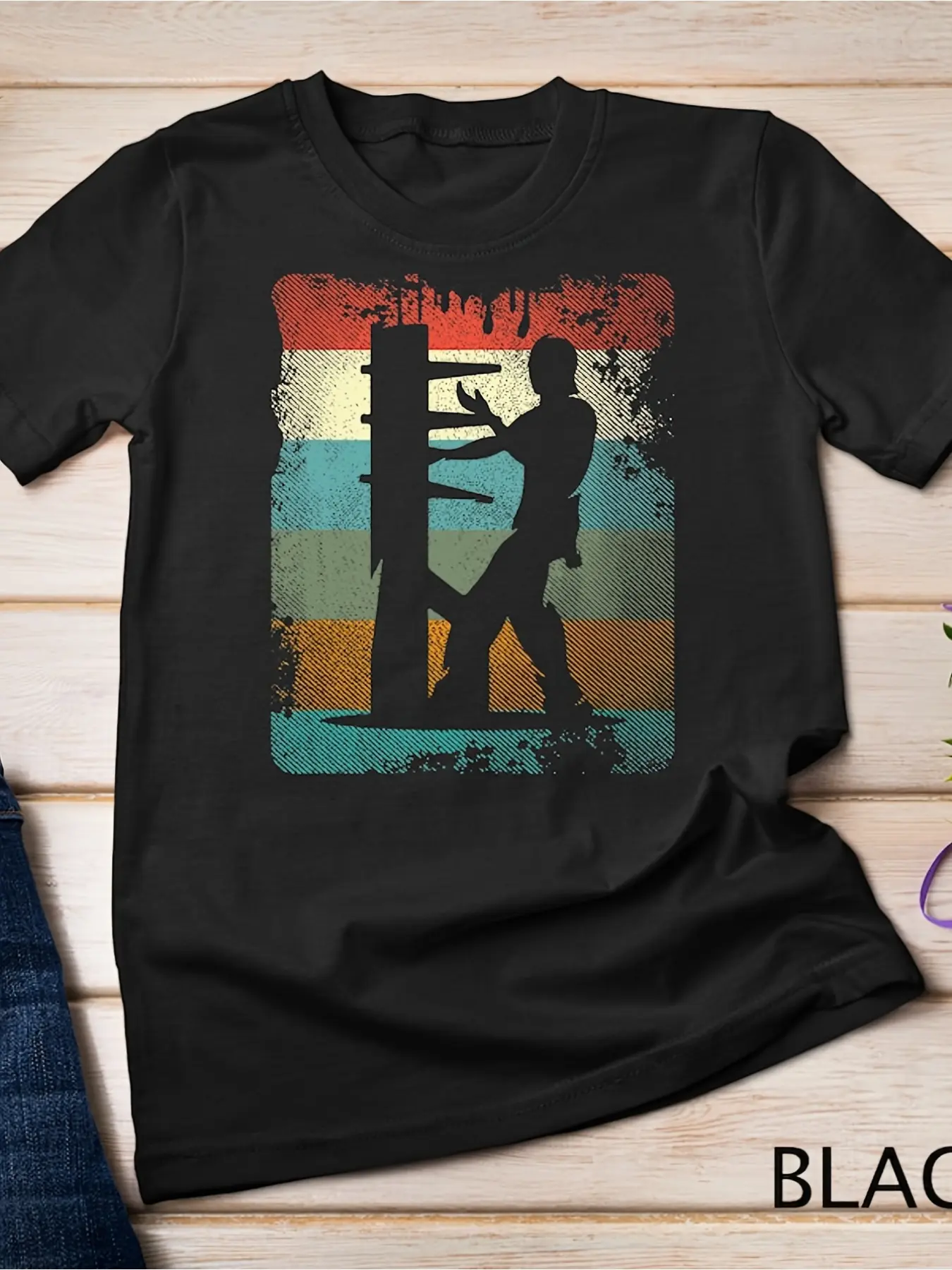 Men's and Vintage Wing Chun Kung Fu T-Shirt - Auth
