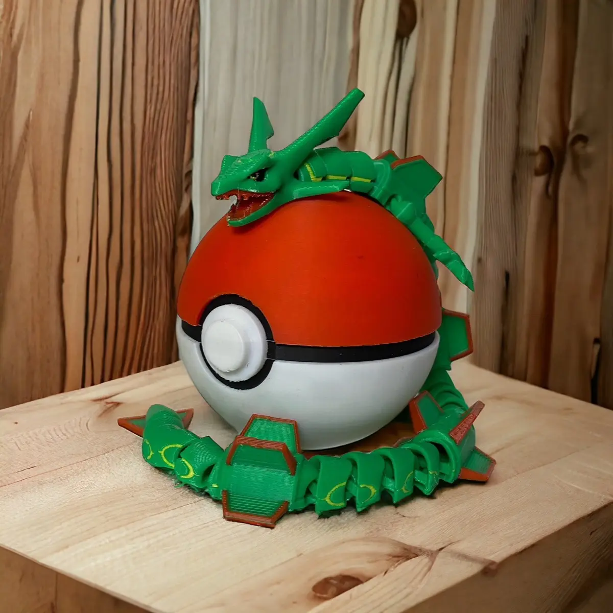 Rayquaza flexi 3D Printed figurine | pokemon figurine/toy | collectible figurine anime mini