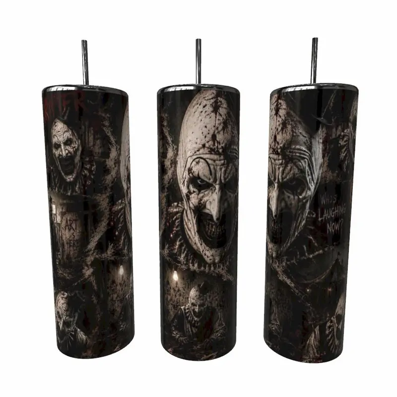 Scary The Terrifier Clown Halloween Tumbler