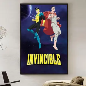 Mark Grayson Invincible Comic Poster Wall Art, Superhero Universe Decor for Bedroom Game Room Office Setup, Aesthetic Gift for Teens Fans