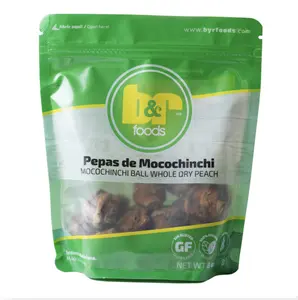 Pepas de Mocochinchi /  Whole Dry Peach, 8 oz. (227 g.) Doy Pack - B&R Foods Natural Dried