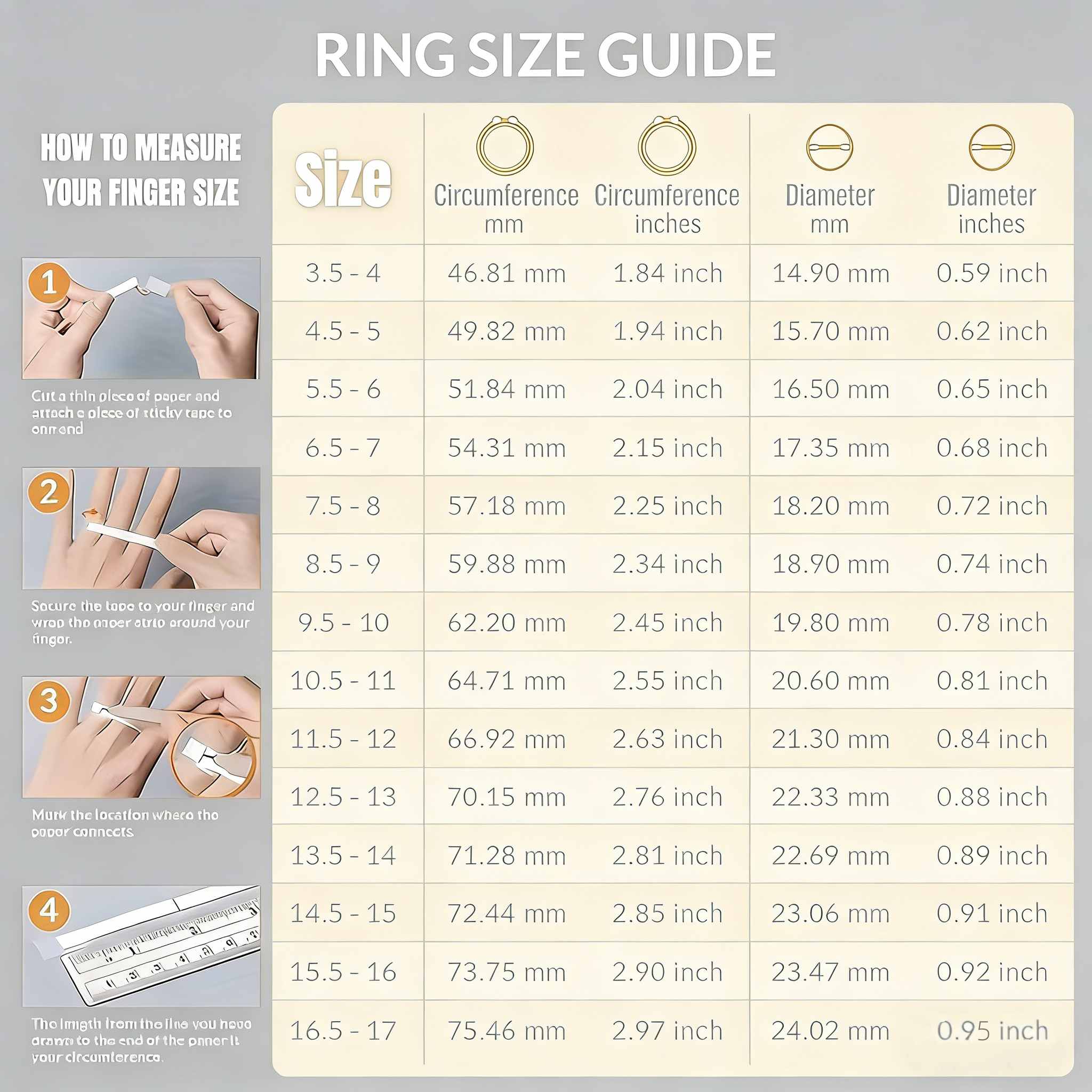 5-piece women’s wedding and engagement ring set, crafted from hypoallergenic titanium steel. Bohemian style with round zircon inlays, tarnish-resistant platinum plating, perfect for daily wear.