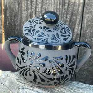 Azucareras negra en Ceramica Bowls Tableware