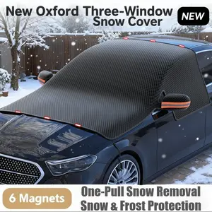 1-piece Car Winter Cover Thick Snow Block Winter Car Use / Snowy Day Parking Car Owner's Winter Gift Snow and Frost Protection Easy to Store Car Snow Block Cover Universal Car Model Suitable for SUV / Sedan Winter Essential Windshield Cover