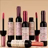 3rd Version 6-Shade Cosmetic Liquid Lip Tint Set - Waterproof Bottle-Style Matte Lipstick for Adults, 6-Hour Long-Lasting, High Pigmentation, Satin & Glossy Finish, Deep Wine Shade Included, Back to School Tinted Lips