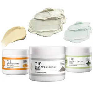 TJE Cleansing Clay Mask｜Lifting and firming, anti-acne, rejuvenating and brightening the skin tone｜Deeply cleansing pores and blackheads｜Containing multiple natural ingredients｜Alcohol-free and non-irritating