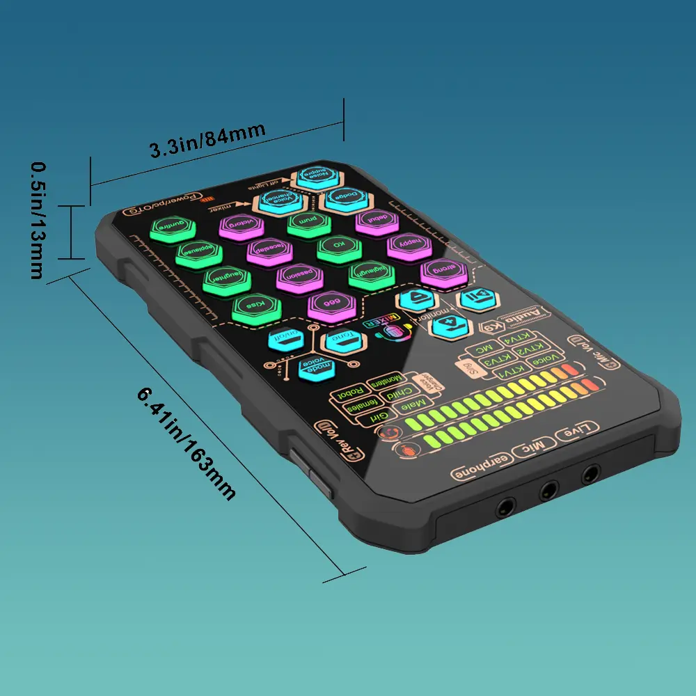 Hosabely SK9 handheld mini soundcard,voicechangerrecording set Hosabely SK9 handheld mini soundcard,voicechangerrecording set