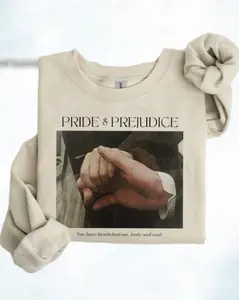 [ sale of to 50%] Pride and Prejudice Hand Flex Scene Sweatshirt, Fitzwilliam Darcy Elizabeth Bennet Shirt, Mr Darcy Book Lover Gift, Book Lovers Shirt