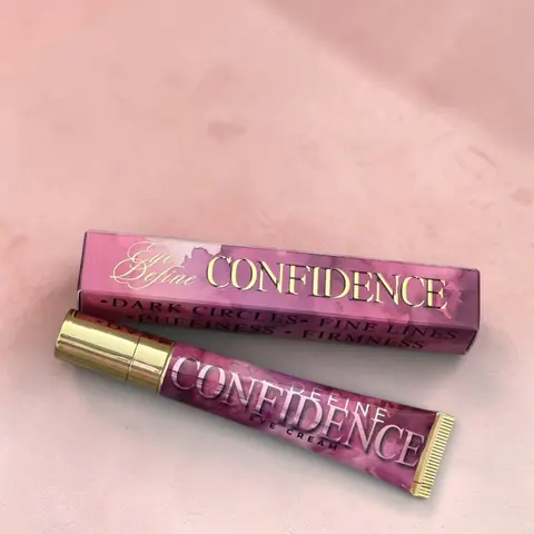 Eye Define Eye cream confidence cosmetics reduce puffiness, diminish dark circles, smooth fine lines, restore firmness Skincare
